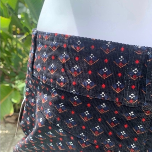 💋NWT FREE People Corduroy Button Down Mini Skirt - Picture 6 of 13